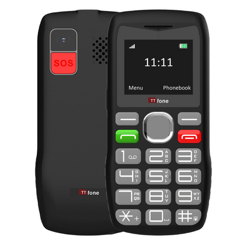 TTfone TT890 4G Senior Phone  Easy to Use Big Button Mobile Phone with Emergency Assistance Button, USB-C Charging, Bluetooth, Camera  Unlocked with Mains Charger and EE Sim Card