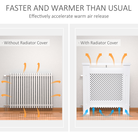 78Lx19Wx82Hcm Radiator Cover Heating Cabinet Grill Style Diamond Design