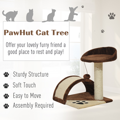 Cat Tree Kitten Scratching Scratcher Cosy Sisal Home Play Rest Activity Exercise