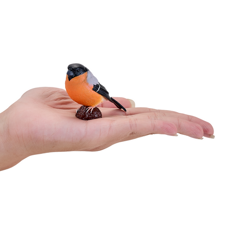 Bullfinch Bird Toy  Realistic Wildlife Figurine