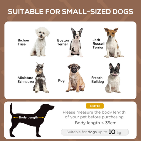 61 cm Elevated Pet Bed Dog Cot Tent with Canopy Instant Shelter Outdoor Brown