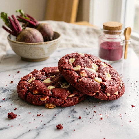 Red Velvet and White Chocolate Cookie Box
