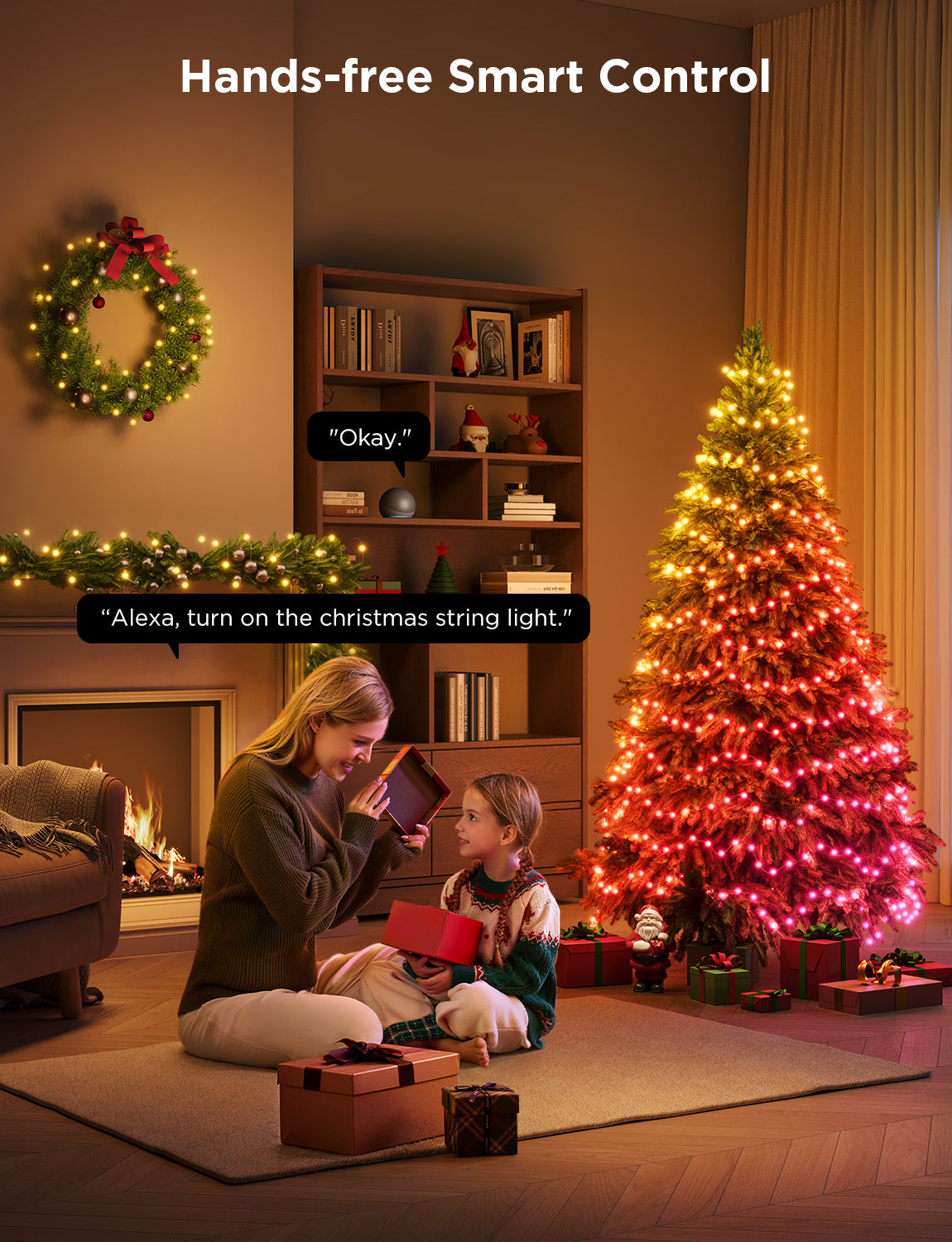 GOVEE XMAS STRING LIGHTS RGBICW IP65 20M