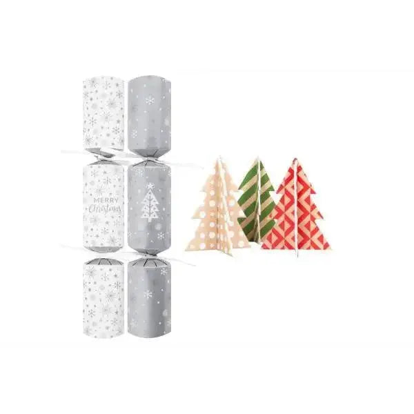 50 x 10" Eco Silver Tree Catering Cracker