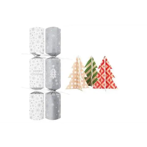 50 x 10" Eco Silver Tree Catering Cracker