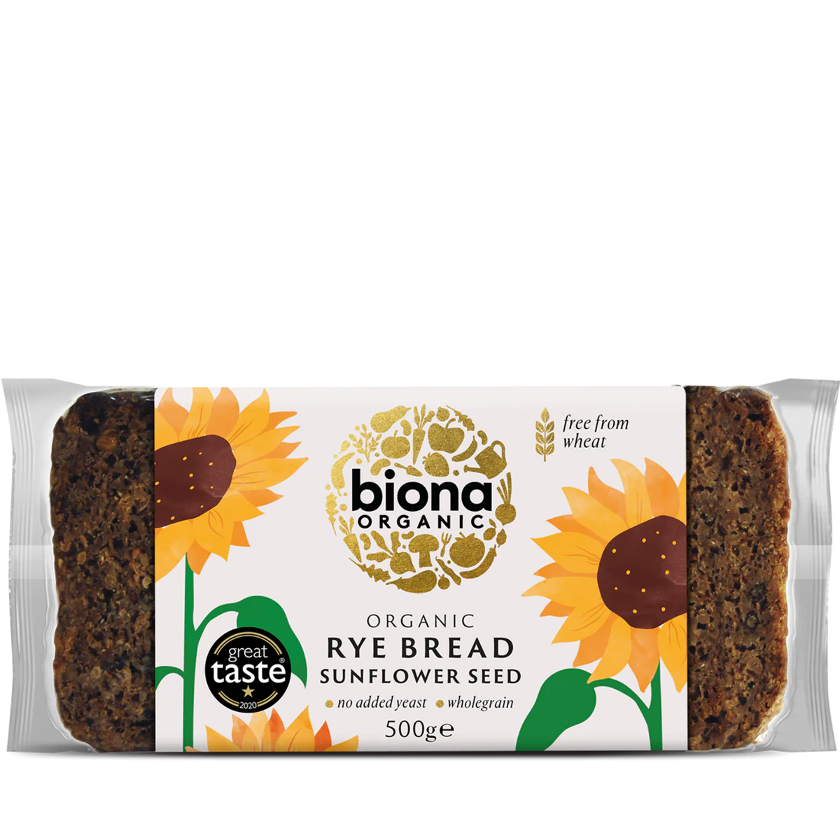 Organic Rye Bread - Sunflower Seed - 500g - Biona