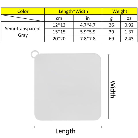 Shower Drain Cover, 2Pcs 15cm Square Silicone Floor Drain Cover Drain Seal Plug Deodorizer Pad for Shower Sink Toilet Bathroom Kitchen (White)