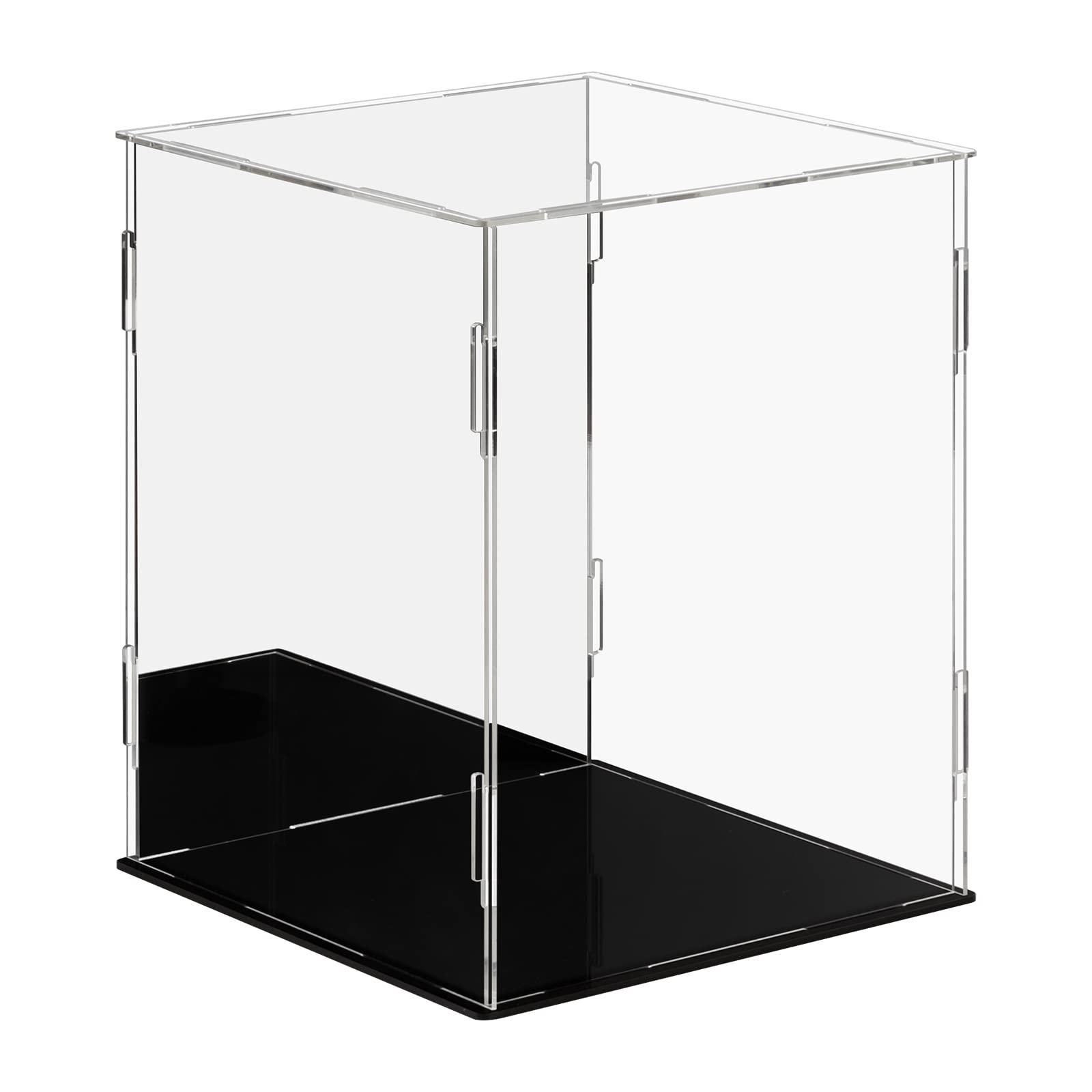 Dezzer Acrylic Display Case with Black Base for Collectibles
