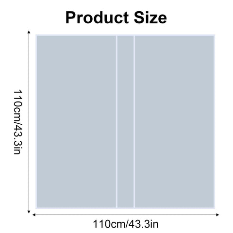 Guduling Clothing Rack Cover,Duty Dust & Moisture Resistant Garment Rack Cover,Clear Covers for Clothes Rackfor Seasonal Clothes