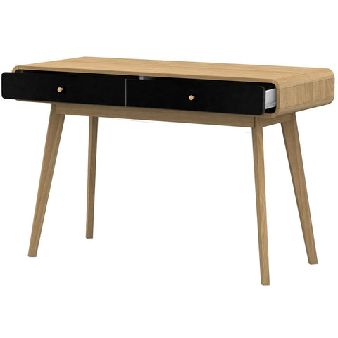 DHP Furniture Cassie Desk, Black, 50x120x79cm (DxWxH)