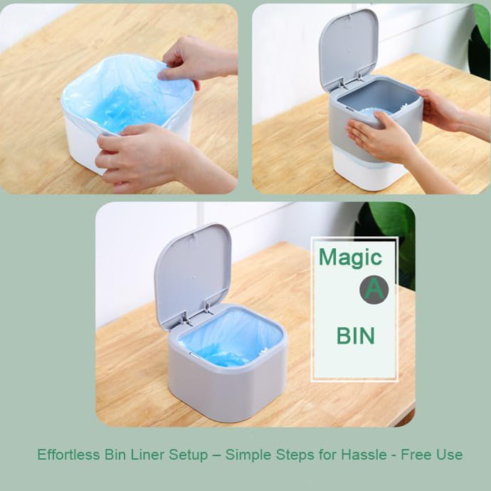 Desktop press type pop-up lid Scandinavian small rubbish bin small covered living room table mini office desk coffee table desktop rubbish bin (green)