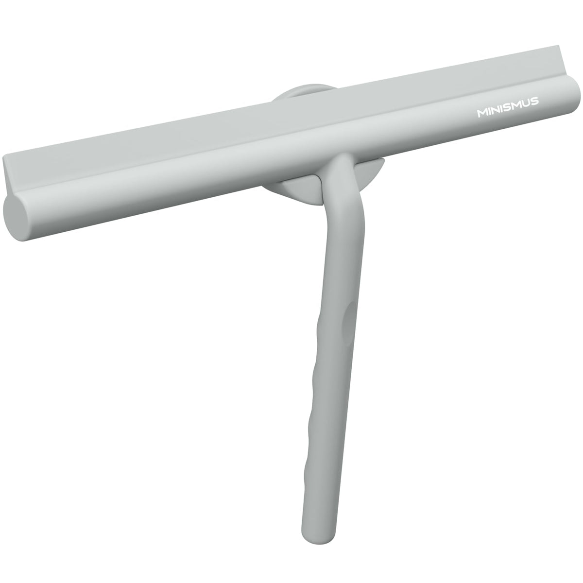 Minismus Silicone Shower Squeegee, No Drilling Bathroom - 28cm Grey Magnet