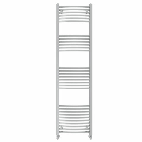 NRG Chrome Curved Central Heating Towel Rail Heated Rad Radiator 1800×500mm