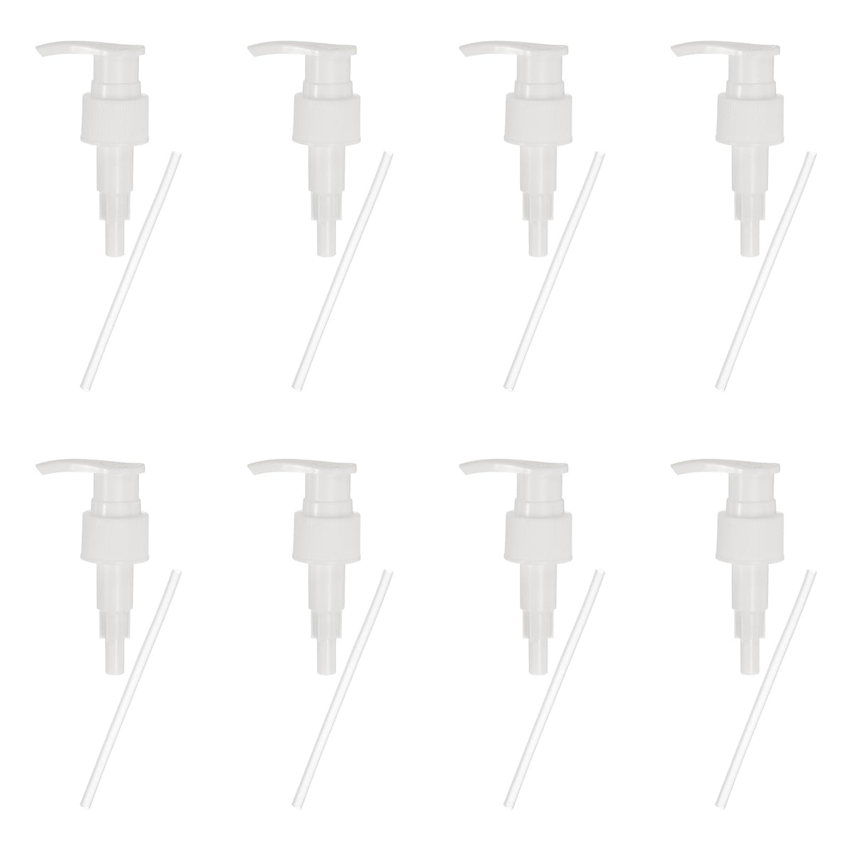 sourcing map 8 Pcs Soap Dispenser Pump Heads Soap Dispensers Top Pumps Replacement Switch Pumphead for Standard 24/410 Neck Size Lotion Shampoo