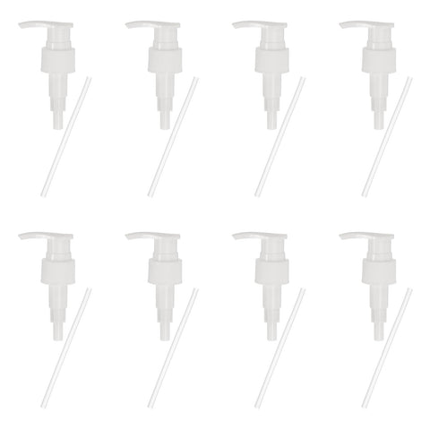 sourcing map 8 Pcs Soap Dispenser Pump Heads Soap Dispensers Top Pumps Replacement Switch Pumphead for Standard 24/410 Neck Size Lotion Shampoo