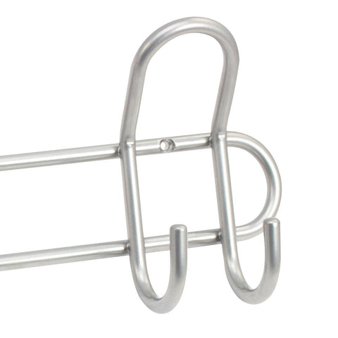 com-four® Wall Coat Rack, Coat Rack with 6 Hooks, Double wall Hooks