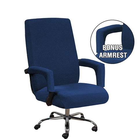Bestenrose Office Chair Cover Stretch Computer Desk Chair with Arm Covers