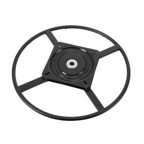 ECUTEE Seat Swivel Plate Chair Recliner Base Bracket Rotating Base Rotate Swivel Chair Base Mechanism Hinge 60cm Diameter for DIY Round Chair or