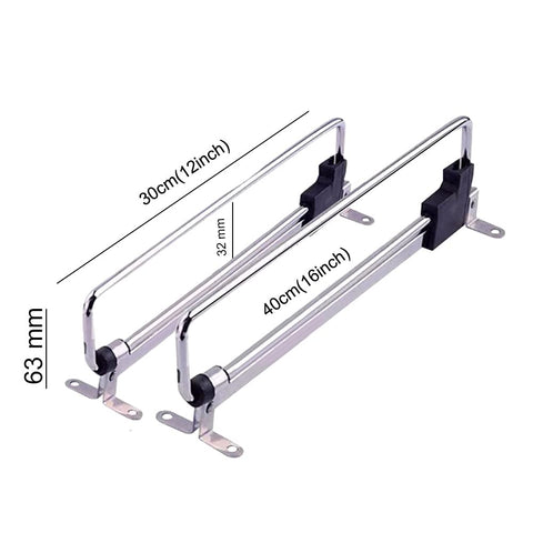 Heavy Duty Retractable Wardrobe Closet Pull Out Rod, Hanger Trousers Pull Out Hanger Rail Telescopic, Closet Rod for Wardrobe Houseware
