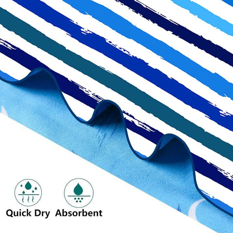 JAODFK Microfibre Beach Towel 71"X32" Quick Dry Lightweight Sand Free Extra Large Thin Towels Travel Essentials For Adults Womens Swim Bath