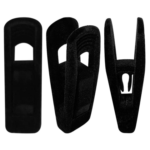 Yyyuluo 20 PCS Velvet Hangers Clips Non-Slip Clothes Pins Set Slim Line Strong Finger Clips Removable Trouser Clip for Fixing Pants Skirt Cloth