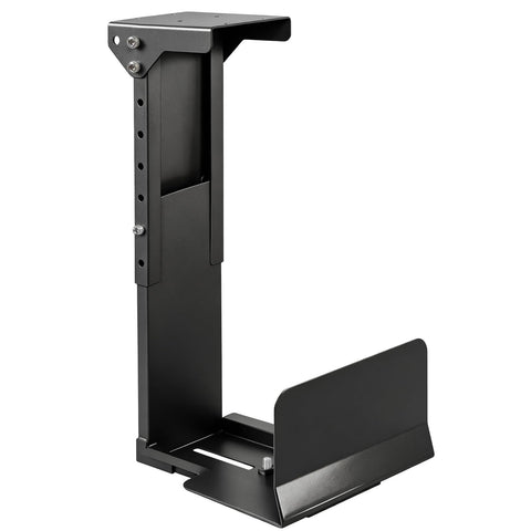 Heavy Duty PC Under Desk Hanger, 2-in-1 Computer Tower Wall Mount Bracket, Adjustable Width 15–25 cm, Height 31.5–51 cm, Holds up to 23 kg