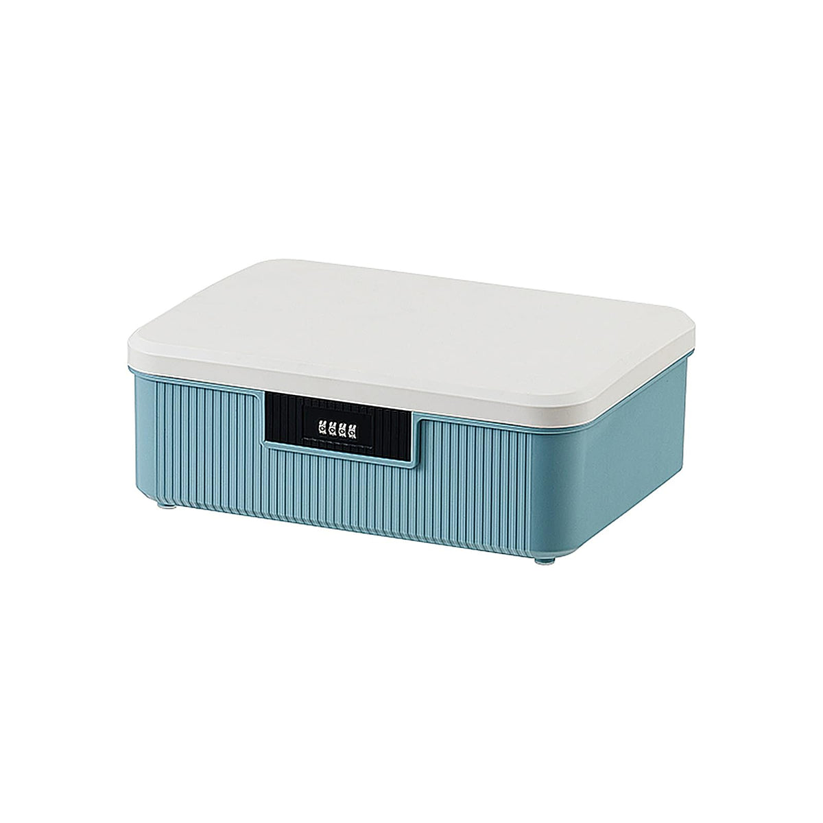 MC MEICHUANG ABS Lock Medicine Box, 34x28x12cm Double Layer First Aid Storage Bins with Combination Code for Medicine,Jewelry, Sewing