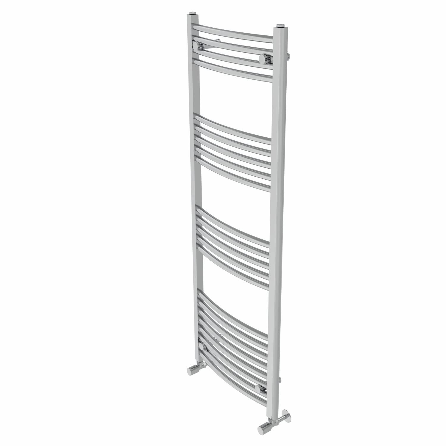 Warmehaus Curved Heated Towel Rail Chrome Radiator 1400x500mm