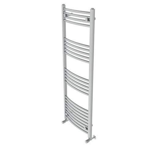 Warmehaus Curved Heated Towel Rail Chrome Radiator 1400x500mm