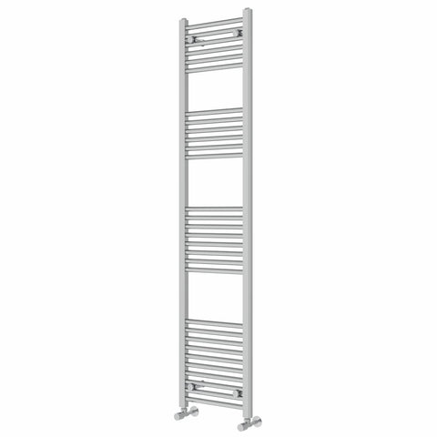 NRG Straight Chrome Bathroom Heated Towel Rail Radiator 1800x400mm