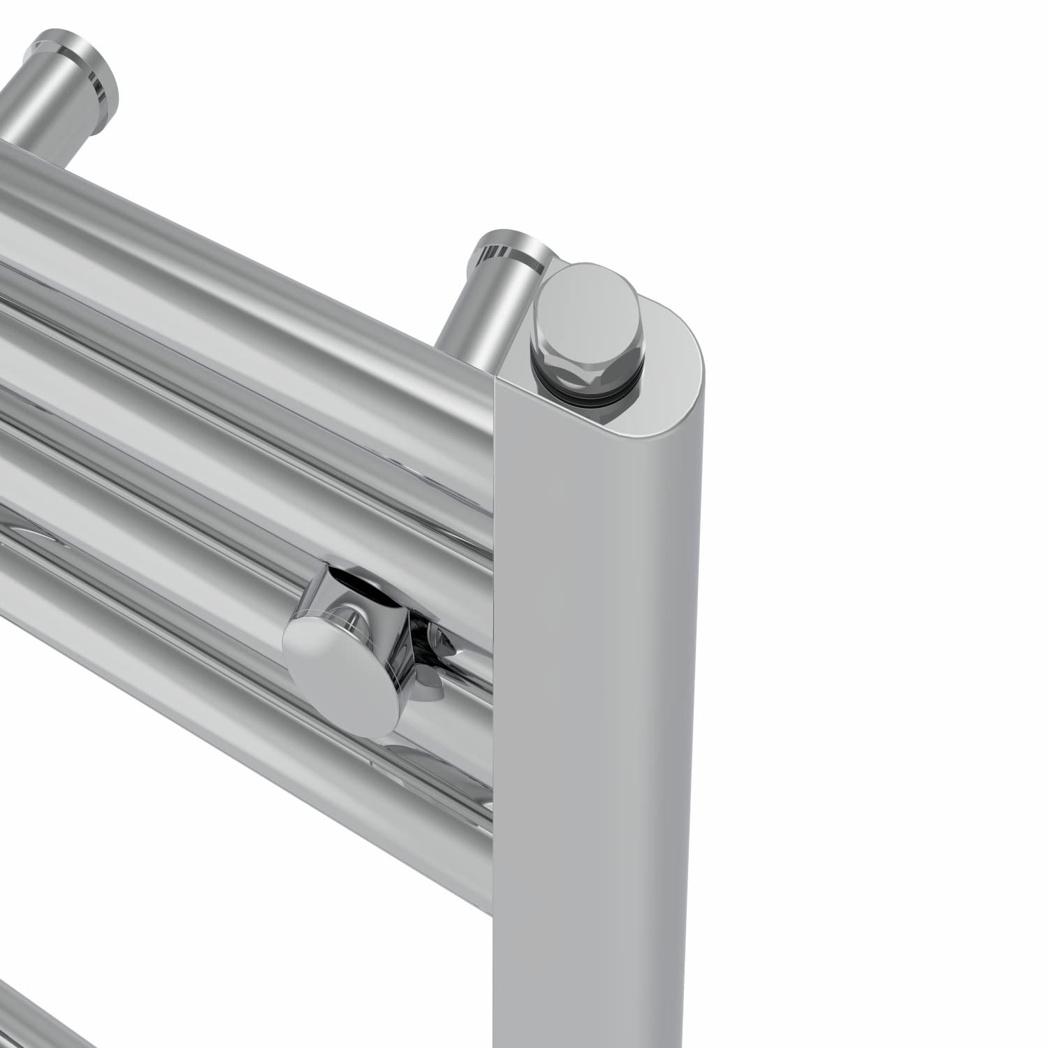 NRG Chrome Heated Towel Rail Straight Designer Radiator, 1600×600mm