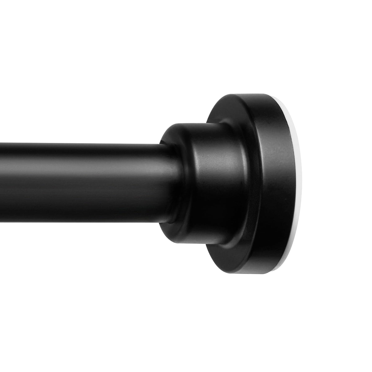 Matte Black Extendable Curtain Poles Shower Curtain Rod 81-137cm Tension Pole No Drilling, Never Rust Non-Slip Telescopic Pole for Clothes