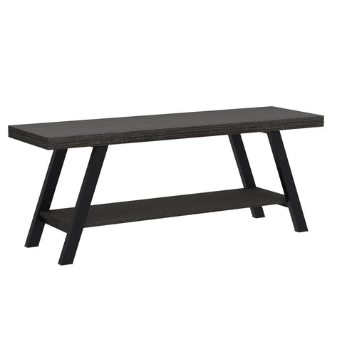 LVB Shoe Storage Bench Entryway Benches for Hallway 120cm Dark Oak