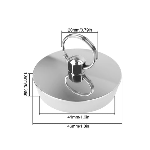 LERANXIN Bath Tub Plug, 42-43 mm Bathroom Sink Plugs, Bath Plug for Swimming Pools, Bathtubs, Sinks