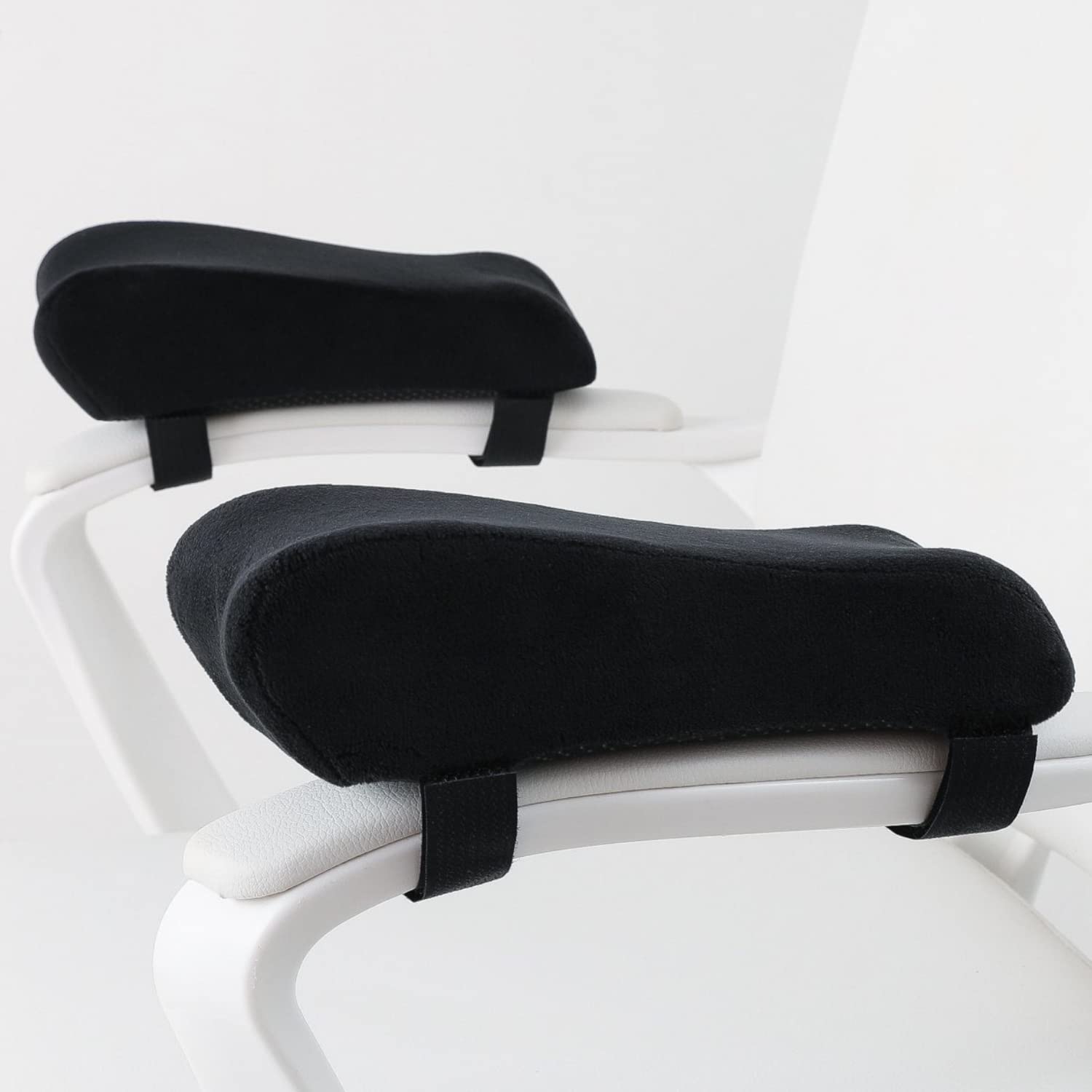 LargeLeaf Chair Ergonomic Armrest Pads Elbow Pillow Pressure Relief Office Chair Gaming Chair armrest with Memory Foam armrest Pads 2-Piece Set of