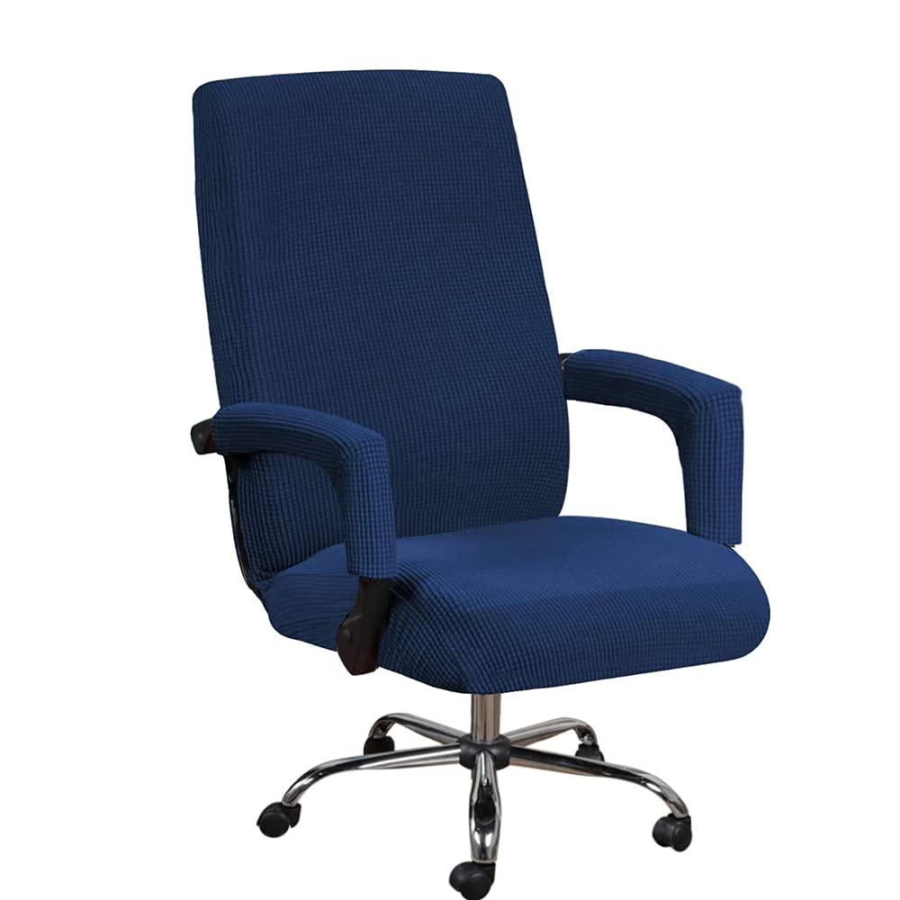 Bestenrose Office Chair Cover Stretch Computer Desk Chair with Arm Covers