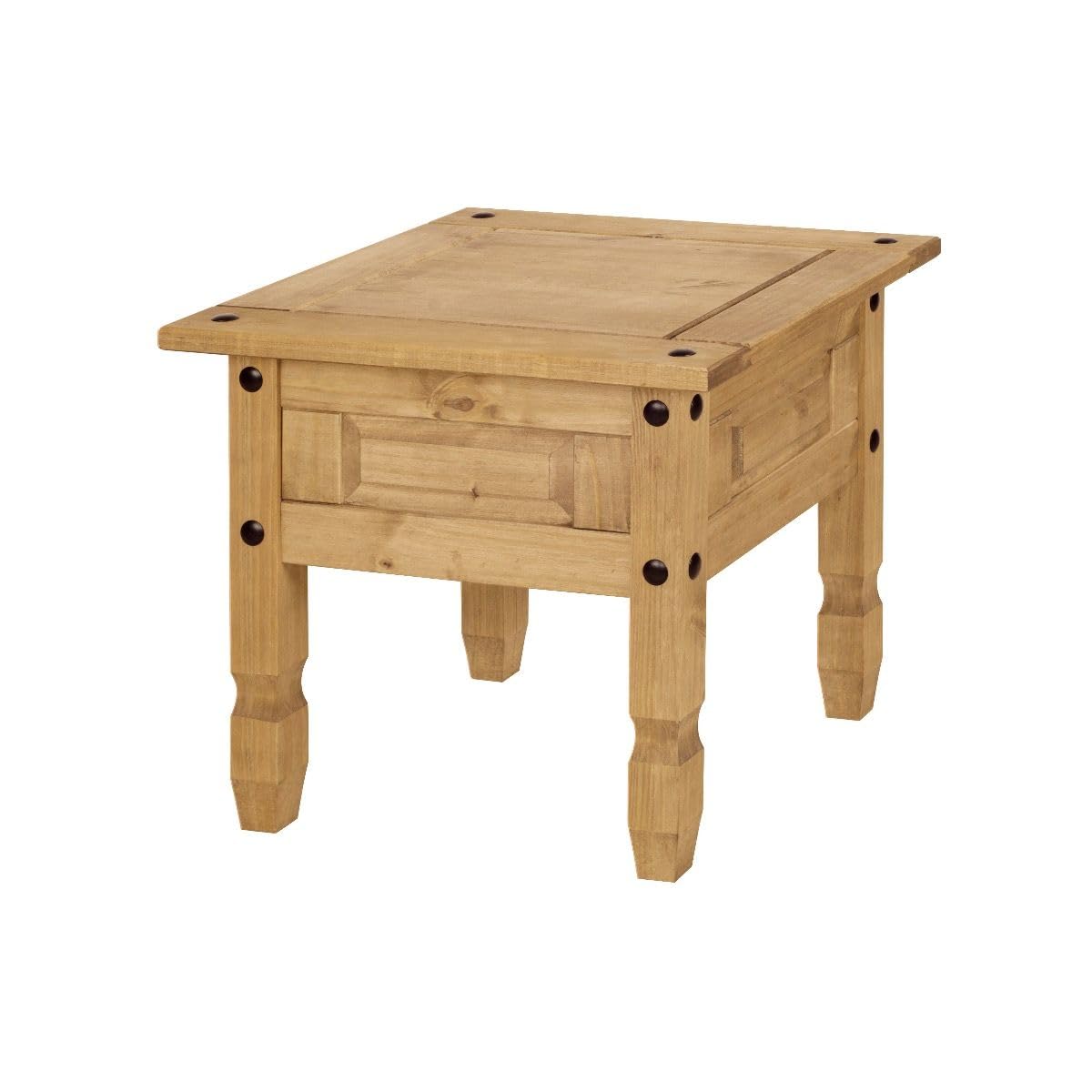 Corona Lamp Table Mexican Solid Pine Waxed
