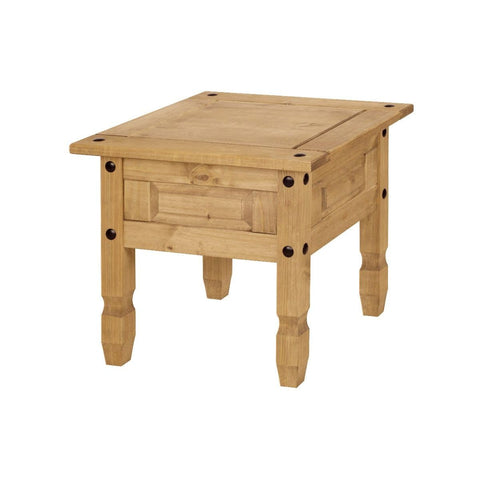 Corona Lamp Table Mexican Solid Pine Waxed