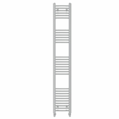 NRG Chrome Curved Central Heating Towel Rail Heated Rad Radiator 1800×300mm