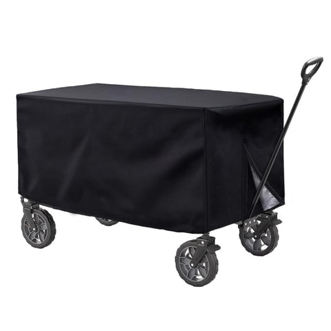 VOANZO Foldable Wagon Camping Trailer Cover, 420D Thickened Oxford Cloth Cover For Camping Trolley,Outdoor Waterproof (97x56x51cm 420D)