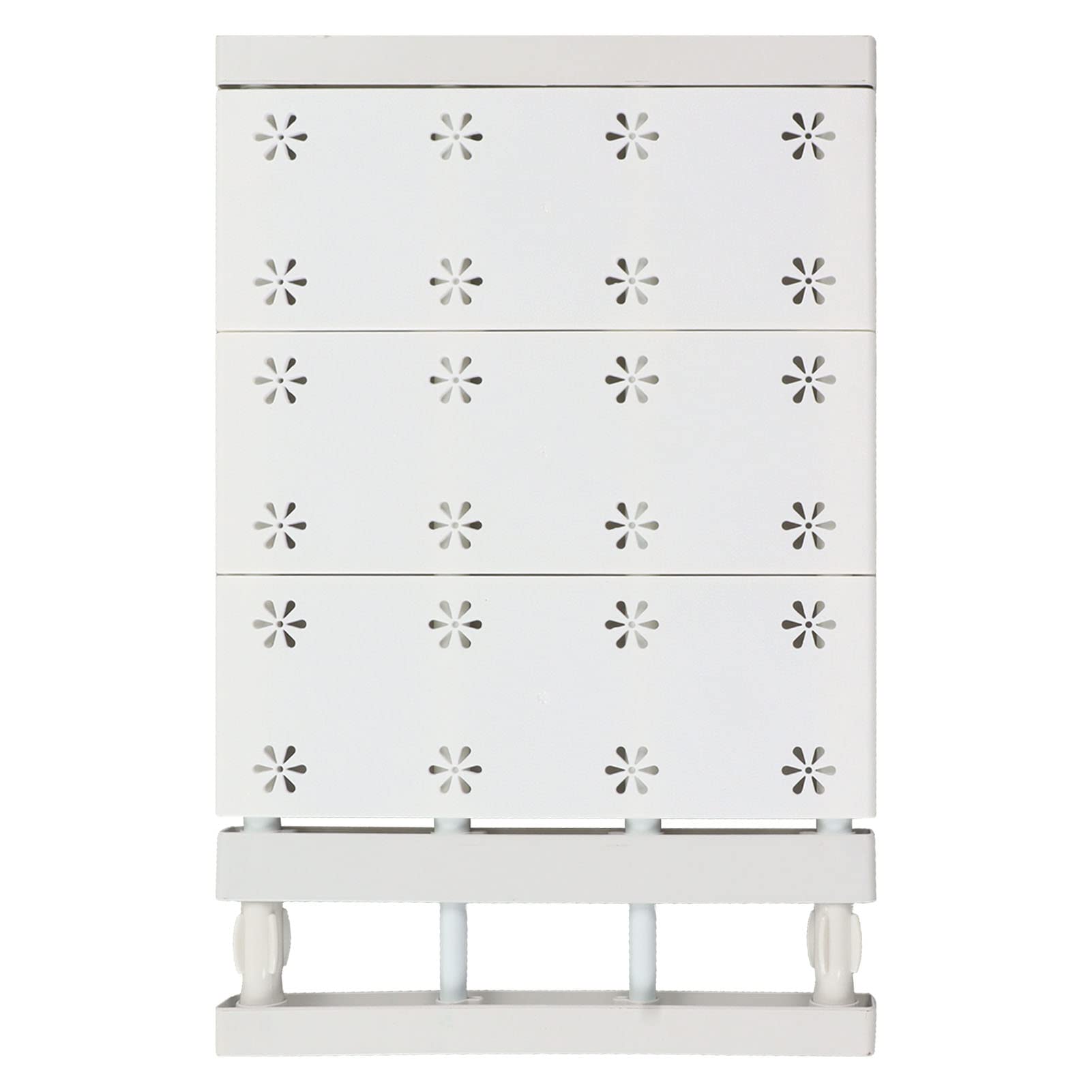 Metal Storage Rack Adjustable Organizer, Expandable Closet Tension Shelf Rod, Expandable Closet Tension Shelf Storage Rack for Cabinet Wardrobe