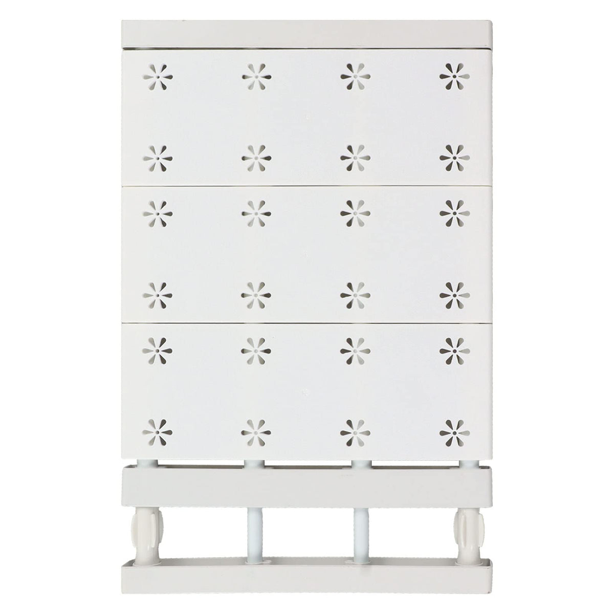 Metal Storage Rack Adjustable Organizer, Expandable Closet Tension Shelf Rod, Expandable Closet Tension Shelf Storage Rack for Cabinet Wardrobe
