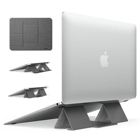 Ringke Folding Stand 2, Laptop Stand, Foldable Portable Adjustable Height Ergonomia Universal Notebook PC Holder, Riser for Dell, HP, Lenovo