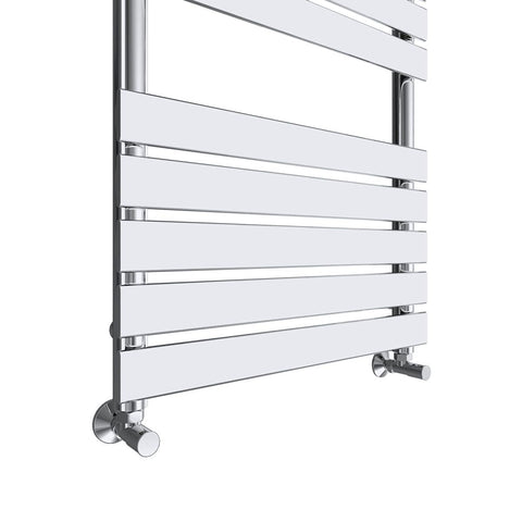 Warmehaus Flat Panel Heated Towel Rail Bathroom Radiator Chrome 1800x600mm