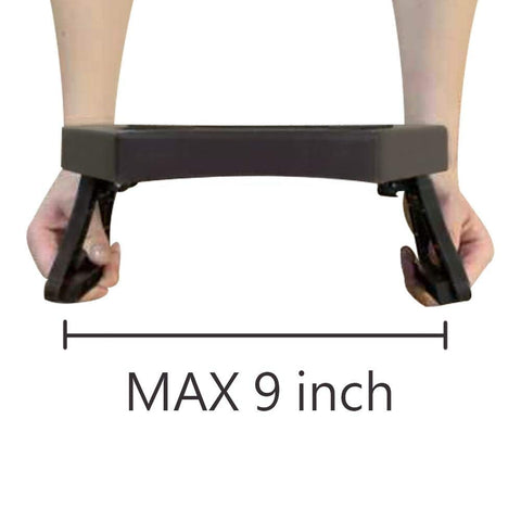 Clip-On Side Table for Sofa Armrest, Couch Tray for Drinks & Snacks(Cherry)