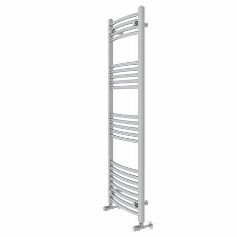 Warmehaus Curved Heated Towel Rail Chrome Radiator 1400x500mm