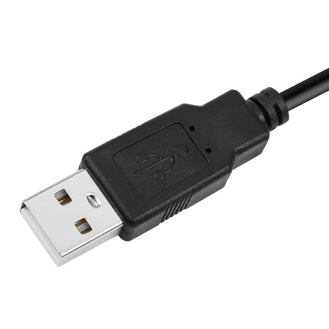 VOANZO 1 M USB 2 Pin Bare Male to Bare Wire Cable 2 Pin Male Connector for Custom Wiring, DIY Electronics Power Supply and Sensor Applications
