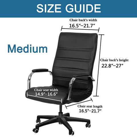 Bestenrose Office Chair Cover Stretch Computer Desk Chair with Arm Covers
