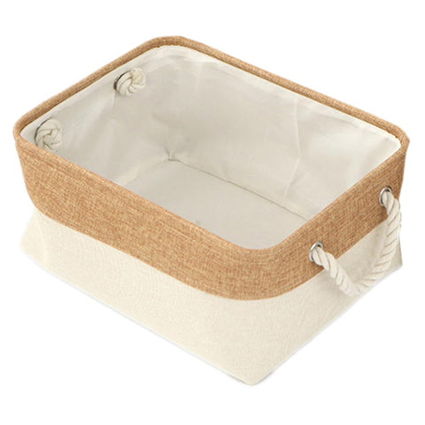 Anevous Storage Box 41 x 32 x 20 cm, Foldable Storage Basket, Fabric Storage Baskets with Cotton Rope, Fabric Boxes Storage for Toys, Shelves