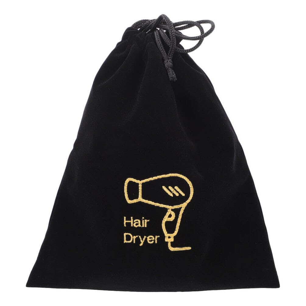 Alipis Drawstring Hair Dryer Pouch Travel Portable Storage Bag for Home Gym Reusable Hair Dryer Holder Safe Drawstring Closure